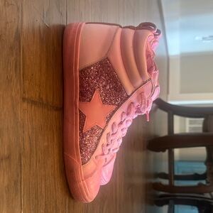 Vintage Havana Pink Glitter Star Sneakers size 8.5